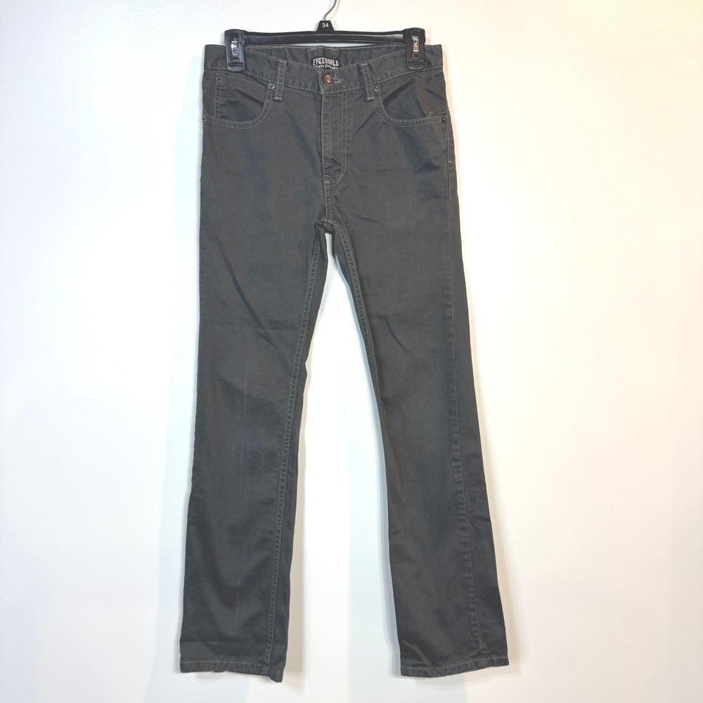Freeworld Quality Construction Gray Jeans Boy's‎ 16x28 Workwear Streetwear
